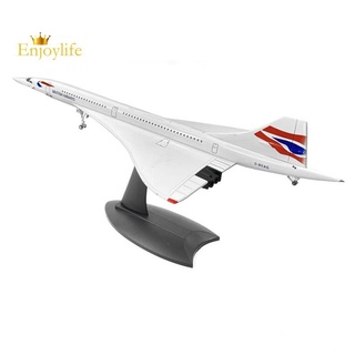1/200 Concorde Supersonic Passenger Aircraft Air France Airways el for Static Display Collection