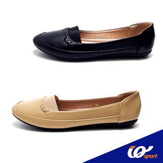 สินค้า IQ Shoes รองเท้าคัชชูแบบสวม สำหรับผู้หญิง มี2สี รุ่นHL5-MT6075L