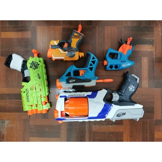 ภาพหน้าปกสินค้าnerf gun ของเเท้มือ2 สภาพใหม่ ที่เกี่ยวข้อง