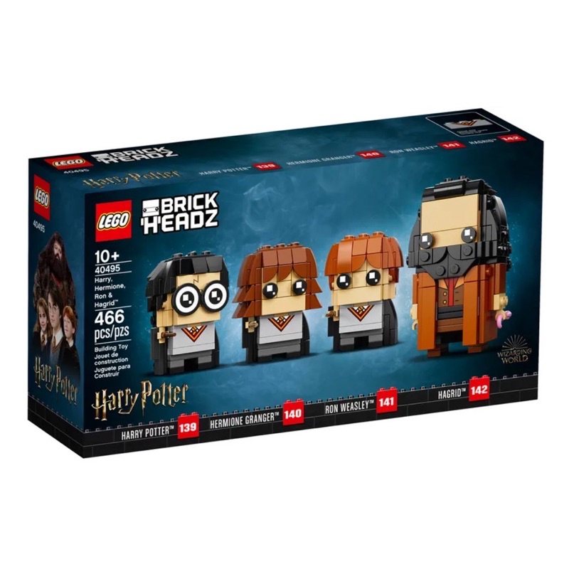 lego-brickheadz-harry-hermione-ron-amp-hagrid-40495-เลโก้ใหม่-ของแท้-กล่องสวย-พร้อมส่ง