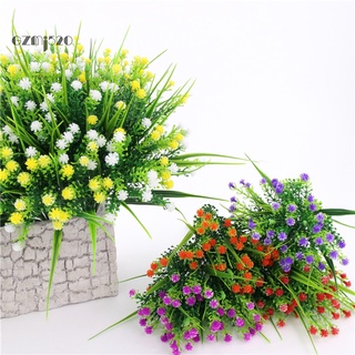 AG Artificial Flower 5 Branches Everlasting Plastic Eco-friendly Waterproof Simulation Babysbreath for Home