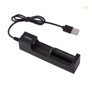 Dark 3.7/4.2V 18650 อะแดปเตอร์ชาร์จแบตเตอรี่ลิเธียม USB สําหรับแบตเตอรี่ Li-ion พร้อมตัวบ่งชี้ L