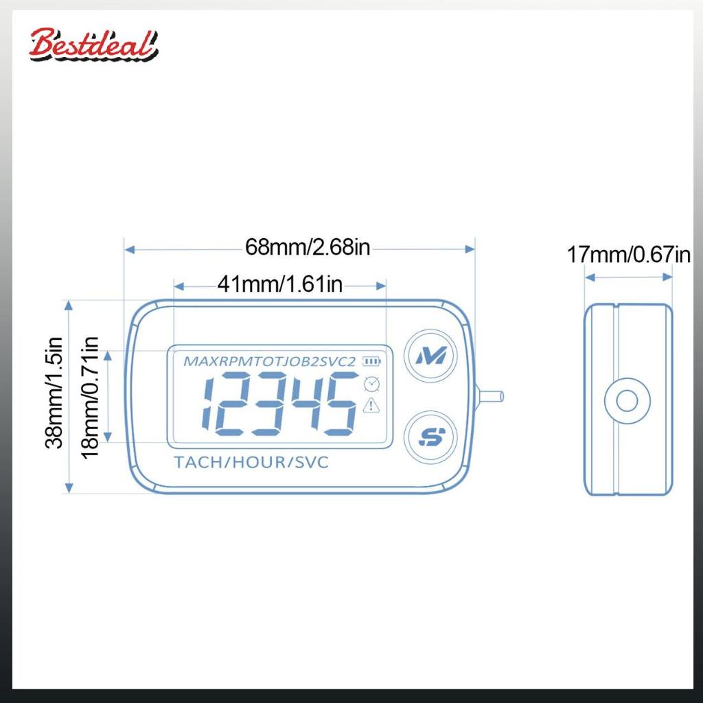 พร้อมส่ง-cod-dj-a01-hour-meter-lcd-display-portable-tachometer-timer-chainsaw-tachometer