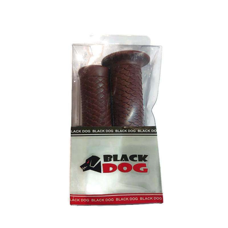 ปลอกแฮนด์-blackdog-ลายเกล็ดมังกร-สีน้ำตาล
