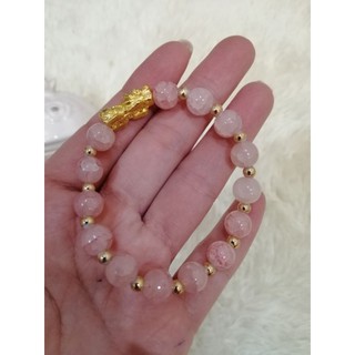 (ของใหม่)​ พร้อมส่ง สร้อยข้อมือหินแท้ ปี่เซี๊ยะ เรียกทรัพย์ พร้อมคาถา