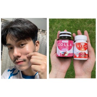 call me colla & call me vit c วิตามินซี คอลลาเจน