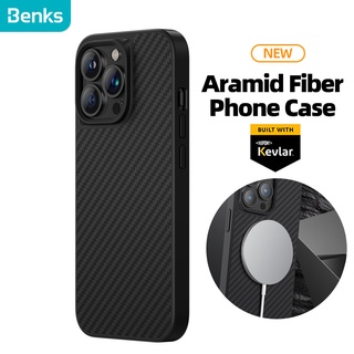 [Benks Official] Benks เคฟลาร์ แบบใหม่® เคสโทรศัพท์มือถือ TPU แบบบางพิเศษ ป้องกันกระแทก รวมทุกอย่าง สําหรับ IPhone 13 14 Plus Pro Max