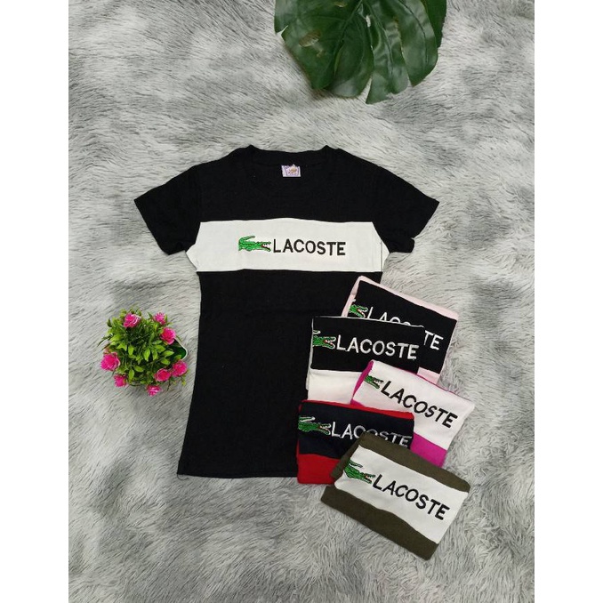 เสื้อเข้ารูป-เสื้อรัดรูป-lacoste-ลาคอส-เข้ารูป-เสื้อใส่เที่ยว-เสื้อผู้หญิง-ฮิตในtiktok