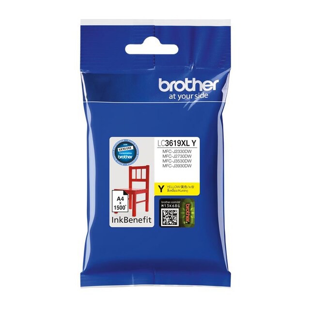 ตลับหมึกสำหรับเครื่องพิมพ์-brother-lc-3619xl-y-สีเหลือง-original-ออกใบกำกับภาษีได้