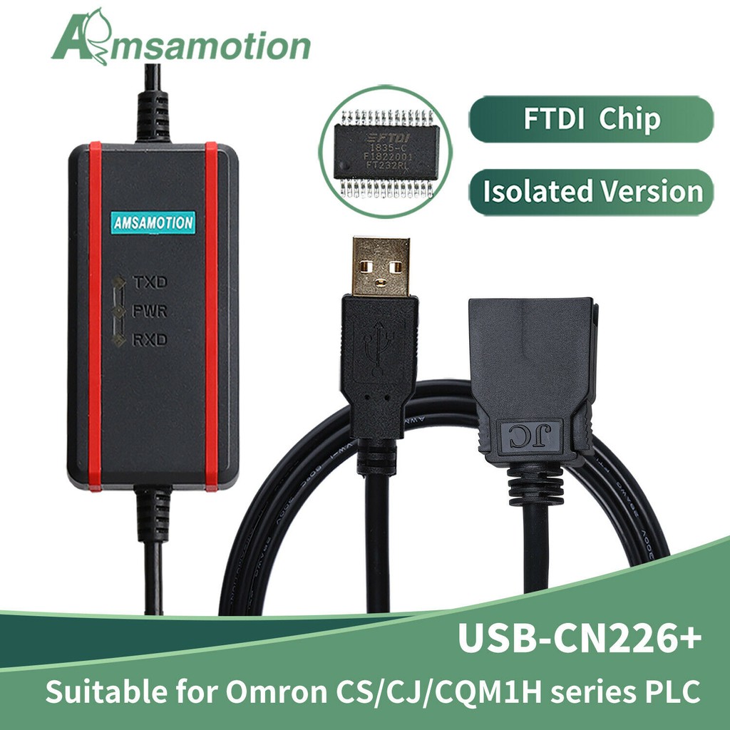 สายเคเบิลโปรแกรมมิ่ง-usb-cn226-omron-plc-cs-cj-cqm1h-cn226-ftdi