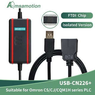 สายเคเบิลโปรแกรมมิ่ง USB-CN226 Omron PLC CS CJ CQM1H CN226+FTDI