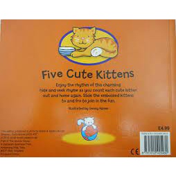 หนังสือการ์ตูนสอนนับเลข-มือสองสภาพดี-เรื่อง-five-cute-kittens