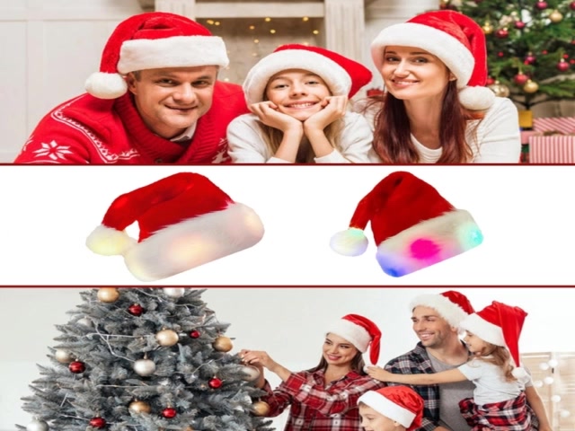 หมวกซานตาคลอส-คอสเพลย์-ปาร์ตี้คริสต์มาส-สําหรับผู้ใหญ่-วัยรุ่น-และเด็ก