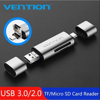 ภาพหน้าปกสินค้าVention Micro SD Card Reader Adapter Type C Micro USB SD Memory Card Adapter for MacBook Laptop USB 3.0 SD/TF OTG Card ซึ่งคุณอาจชอบราคาและรีวิวของสินค้านี้