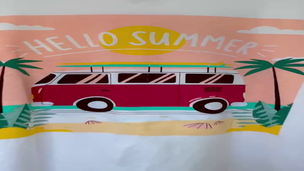 เสื้อยืดฟอกสีขาวhello-summer