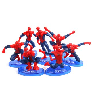 ภาพขนาดย่อของภาพหน้าปกสินค้าโมเดล SpiderMan เซ็ต7ชิ้น จากร้าน beauty_angel.th บน Shopee