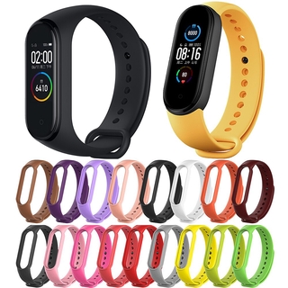 สายนาฬิกาข้อมือซิลิโคน แบบเปลี่ยน สําหรับ Mi Band 5 Xiaomi Mi Band 5 Mi Band Mi Band 3
