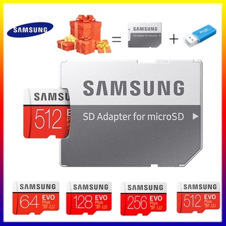 สินค้า 512GB SAMSUNG เมมโมรี่การ์ด Micro Sd Card 95D ขนาด 32Gb 64Gb 128Gb 256Gb 512Gb Micro Sdxc C10 U3