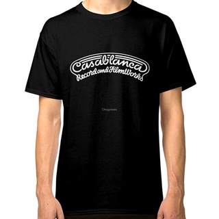 Casablanca Records เสื้อยืดคลาสสิก สีดํา DMN10