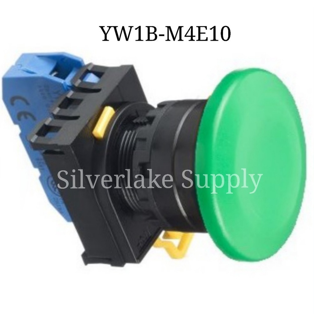 ภาพสินค้าสวิตซ์หัวเห็ด Push button switch YW1B-M4E01 / YW1B-M4E10 / YW1B-A4E10 ขนาด 40 mm. IDEC จากร้าน silverlake.supply บน Shopee ภาพที่ 2