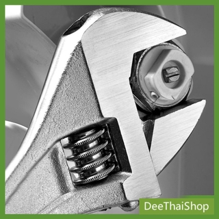 DeeThai ประแจขันน็อต ประแจคลายน็อต ประแจปากเลื่อน  ขนาด 10 นิ้ว 250 มม กุญแจเลื่อนปากเลื่อน  Adjustable Wrench