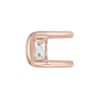 A.CEMI Baguette Cut Earcuff