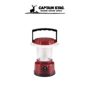 CAPTAIN STAG REGULAR LED LANTERN (RED) ตะเกียง ตะเกียงไฟฟ้า ตะเกียงแคมป์ปิ้ง