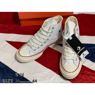 รองเท้าผ้าใบConverse  Hig hendรับประกันสินค้าตรงปก 100%สินค้ามีพร้อมกล่อง