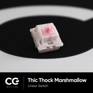 ภาพหน้าปกสินค้าThic Thock Marshmallow Linear Switch สวิตช์คีย์บอร์ด สวิช คีบอร์ด จังหวะเดียว mechanical keyboard ที่เกี่ยวข้อง