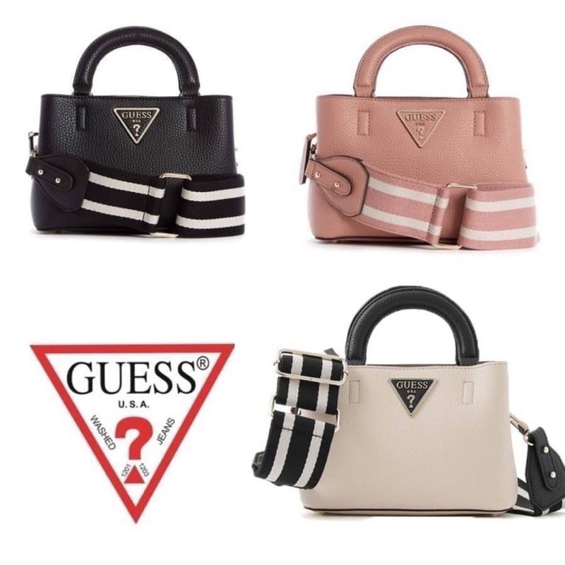 guess-aretha-mini-satchel-กระเป๋าขนาดกระทัดรัด-วัสดุทำจากหนัง-pu-สังเคราะห์