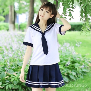 ชุดนักเรียน ญี่ปุ่น Japanese School Uniform ญี่ปุ่นโรงเรียนสำหรับสาวฤดูใบไม้ร่วงแขนยาวนักเรียน Sailor Uniforms Anime Hel