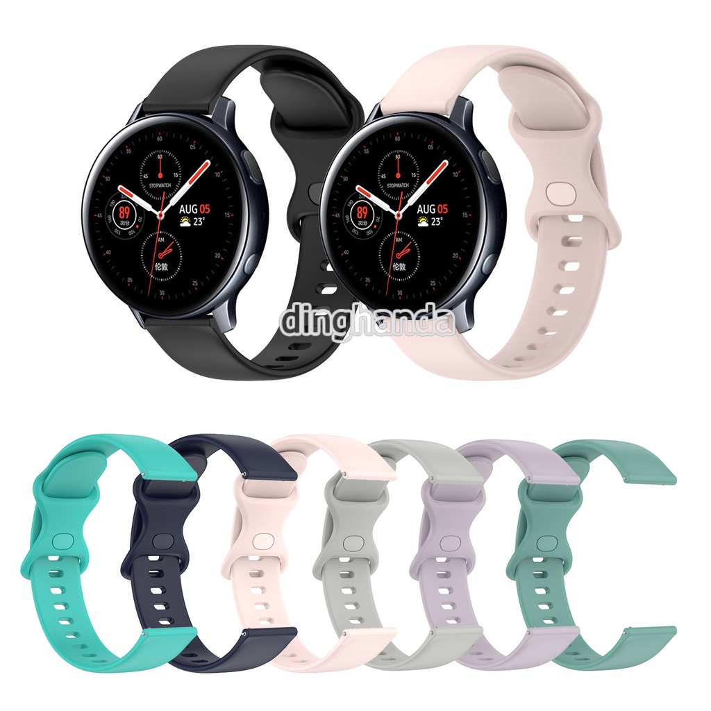 ภาพหน้าปกสินค้าสายนาฬิกาข้อมือซิลิโคน แบบเปลี่ยน สําหรับ Samsung Galaxy Watch Active 2