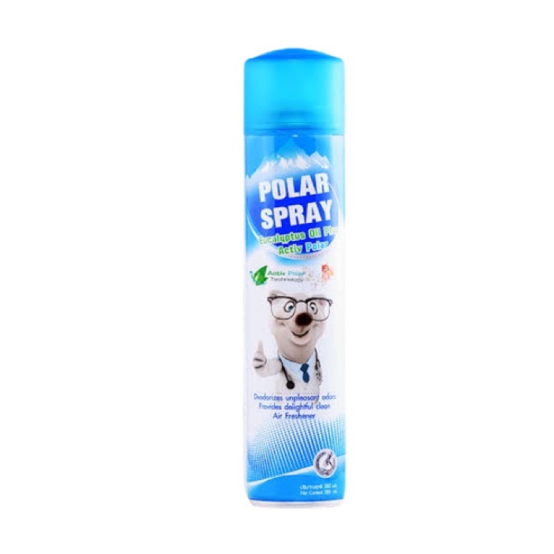 ภาพหน้าปกสินค้าล็อตใหม่ตลอด Polar Spray PolarSprayโพลาร์ สเปรย์ โพลาร์สเปรย์ยูคาลิปตัส ฆ่าเชื้อโรค Eucalyptus oil Plus 1 กระป๋อง 280ml. จากร้าน pharmacosme บน Shopee