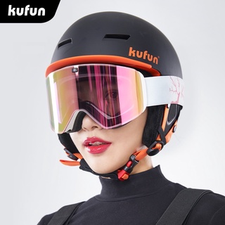 สินค้า Kufun แว่นตาสกี ป้องกันหมอก แม่เหล็ก ทรงกระบอก หิมะ อุปกรณ์สโนว์บอร์ด