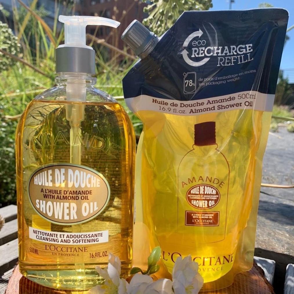 L'Occitane Almond Shower Oil (ป้าย king power) ออยล์อาบน้ำ Shopee