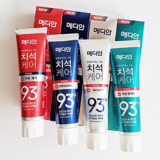 ภาพขนาดย่อของสินค้าพร้อมส่ง MEDIAN DENTAL IQ 93% ยาสีฟันเกาหลี ฟันขาว ลดกลิ่นปาก ดีเยี่ยม 120g