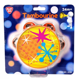 tambourine ของเล่นเด็ก เขย่า แทมโบรีน playgo ของเล่นเสริมพัฒนาการ