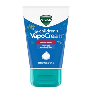 ✈️PRE-ORDER✈️ ครีมบรรเทาอาการคัดแน่นจมูกและไอ Vicks Childrens VapoCream Soothing Vapors Moisturizing Cream