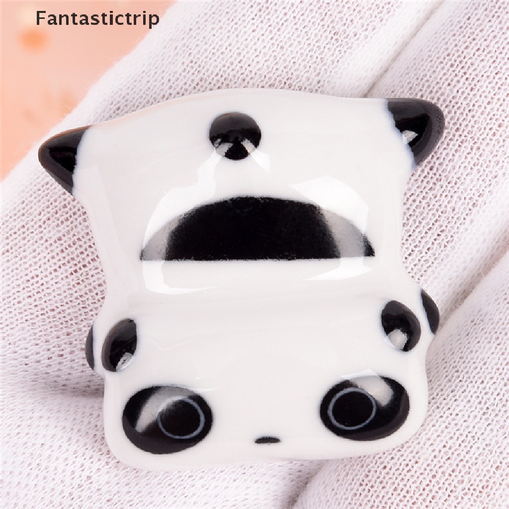 fantastictrip-ชั้นวางแปรงปากกา-เซรามิค-ลายแพนด้าน่ารัก-สําหรับตกแต่งเล็บ