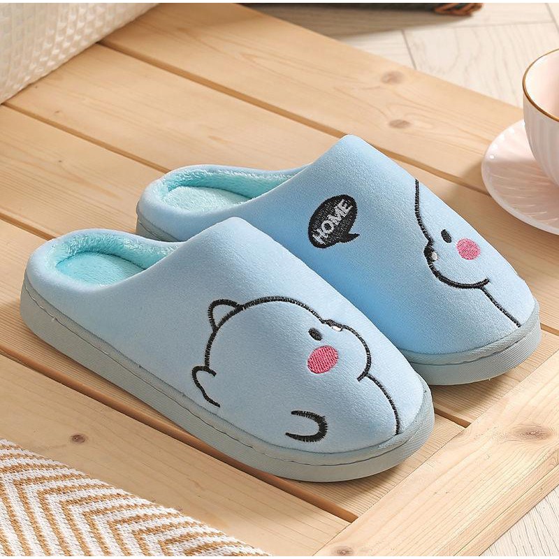 at-homemart-slipper-รองเท้าสลิปเปอร์-รองเท้าใส่ในบ้าน-รูปการ์ตูนน่ารักๆ-งานนุ่มนิ่มขนฟู-น่ารักมาก-สลิปเปอร์การ์ตูน