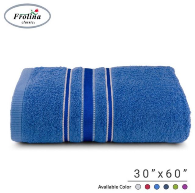 ผ้าขนหนู-frolina-สีเข้ม-ขนาด-30-60-นิ้ว