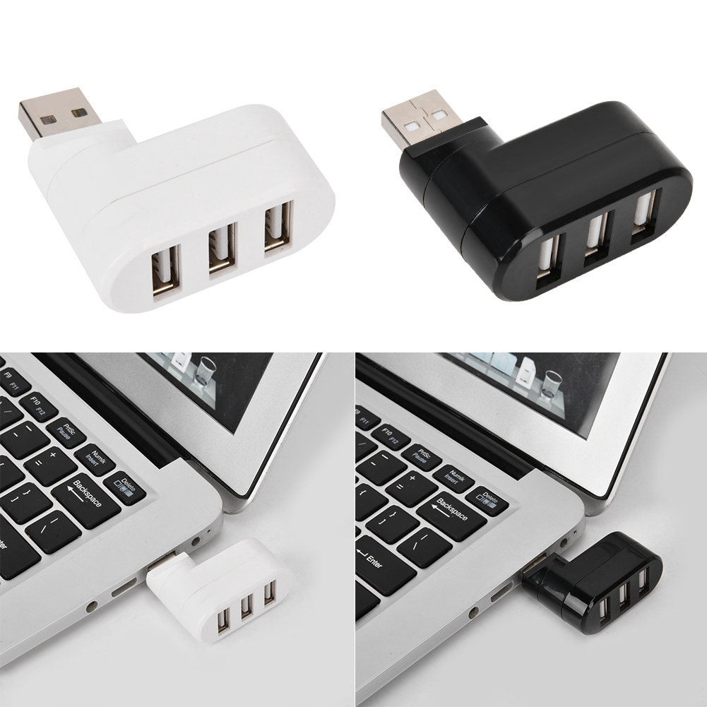 ภาพสินค้าLaptop Hubs Adapter 2 Rotate Mac 0 Hub USB USB Splitter Ports for PC Notebook Mini จากร้าน guli.th บน Shopee ภาพที่ 3