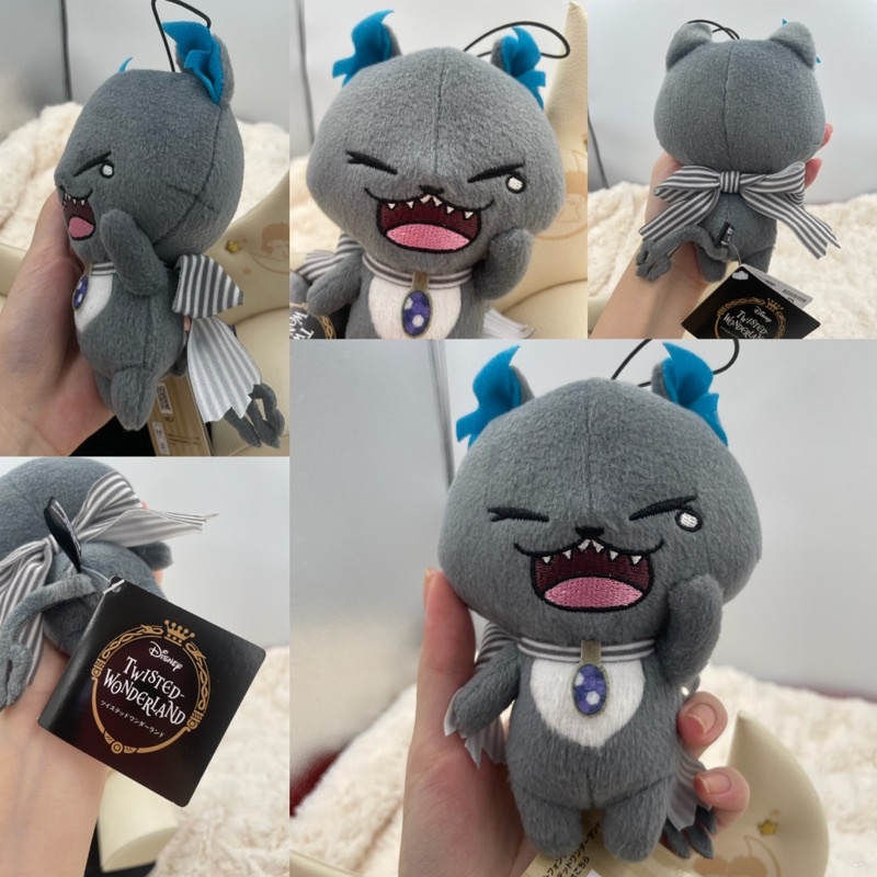 พวงกุญแจกริม-grim-disney-twisted-wonderland-plush-keychain-สภาพใหม่-ป้ายห้อย-sega-made-in-vietnam-ลิขสิทธิ์แท้-หายาก