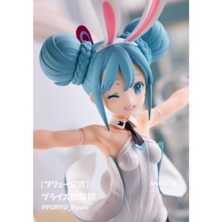 🇯🇵มือ1 ล็อตญี่ปุ่น ของแท้💯Vocaloid Hatsune Miku Figure - Miku BiCute Bunnies White ver. (Furyu) โวคาลอยด์ ~ฮัตสึเนะ มิกุ