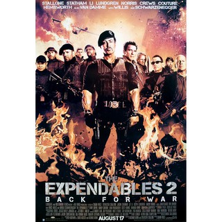 โปสเตอร์ หนัง โคตรคน ทีมเอ็กซ์เพนเดเบิ้ล The Expendables 2 2012 POSTER 24”x35” Inch Action Movie Sylvester Stallone V1