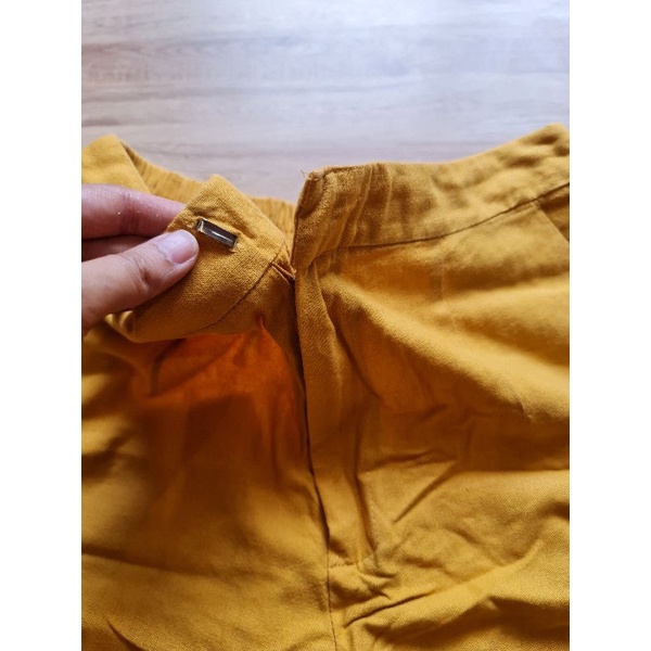 กางเกงผ้าฝ้าย-ป้าย-xl-สีเหลืองมาสตาต