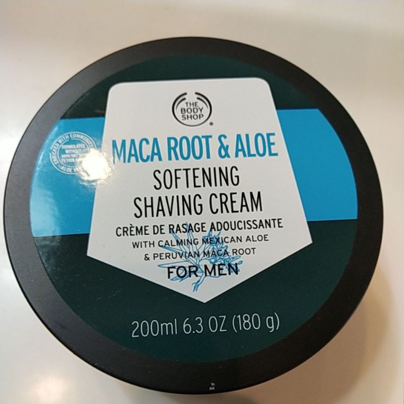 the-body-shop-maca-root-softening-shaving-cream-200ml-ครีมโกนหนวด