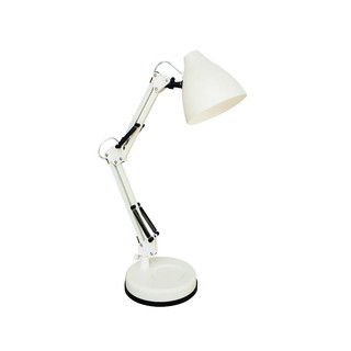 โคมไฟอ่านหนังสือ ไฟอ่านหนังสือ CARINI HD1532T-WH สีขาว โคมไฟ โคมไฟ หลอดไฟ DESK LAMP CARINI HD1532T-WHITE METAL MODERN WH