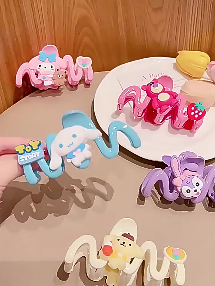 sanrio-ใหม่-กิ๊บติดผม-ลายการ์ตูนสุนัขชินนาม่อน-พุดดิ้งน่ารัก-สําหรับนักเรียนหญิง