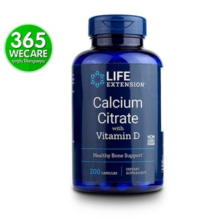 ภาพหน้าปกสินค้าLife Extension Calcium Citrate with Vitamin D 200แคปซูล ช่วยให้กระดูกและฟันแข็งแรง 365wecare ที่เกี่ยวข้อง